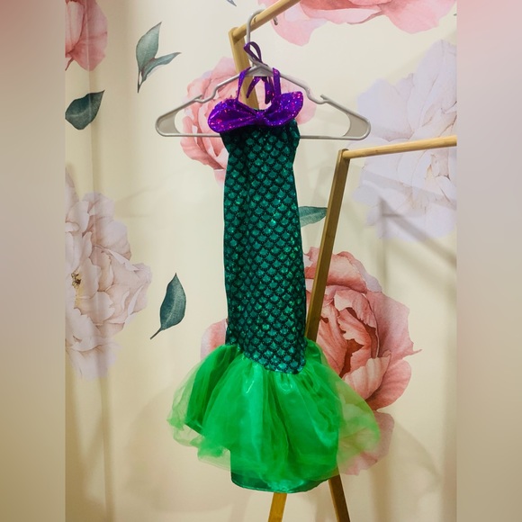 💚Mermaid 🧜‍♀️ Costume Dress for Toddler 💜 - Picture 1 of 14